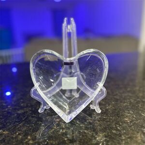Marquis by Waterford Heart-Shaped Crystal Paperweight Clear Decor